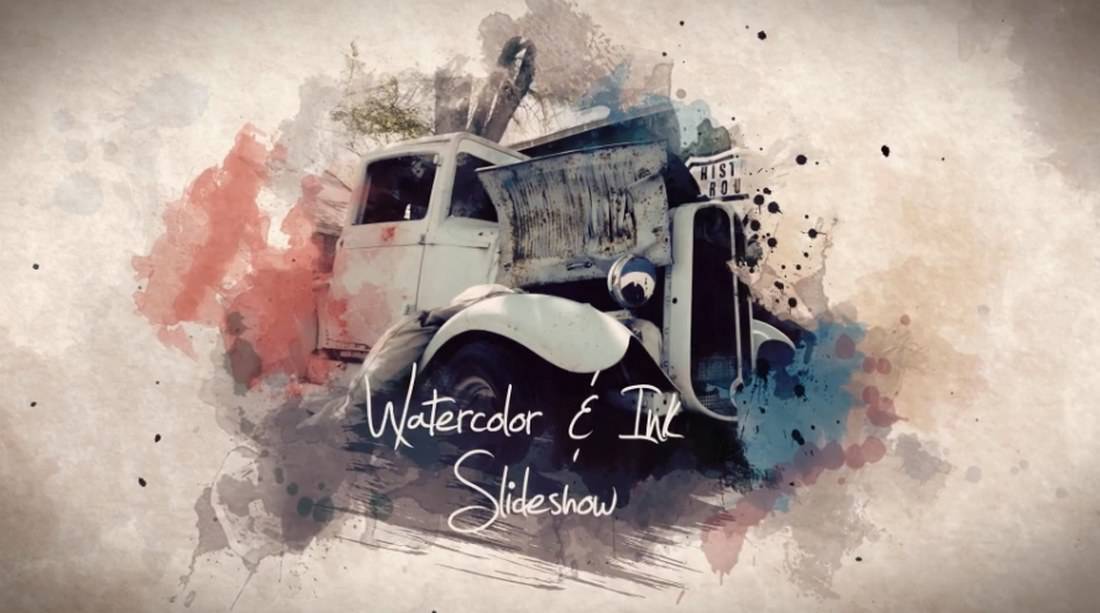 watercolor ink-adobe-after-effects-template