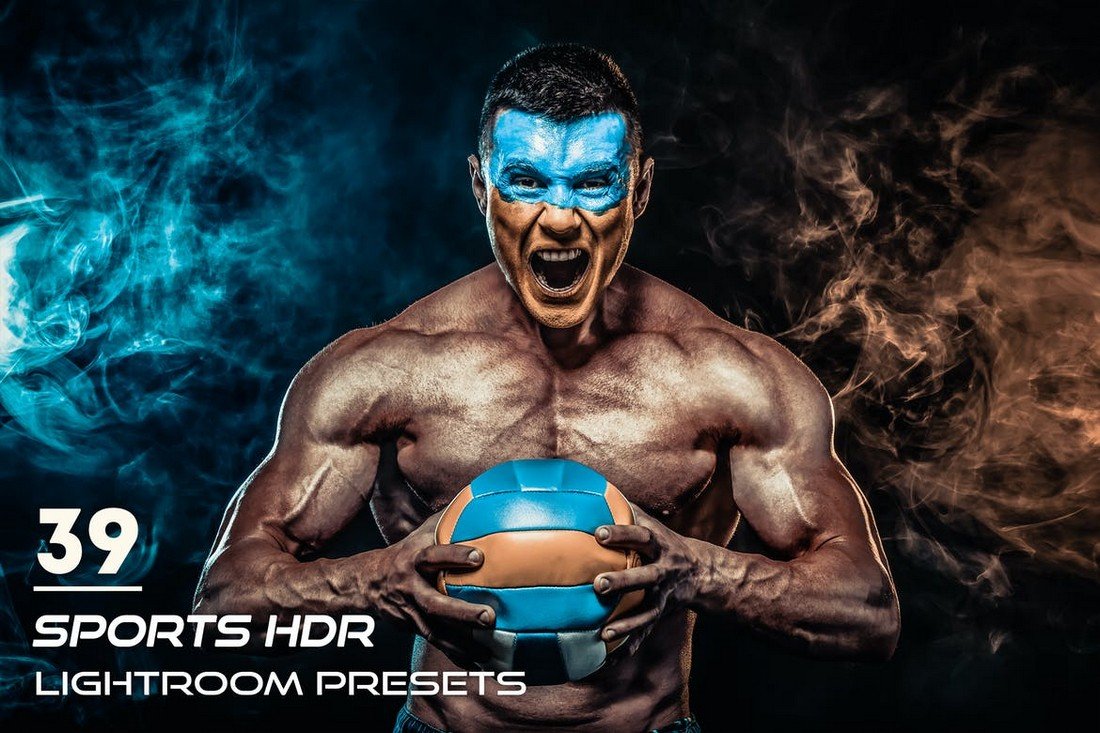 39 Sports HDR Portrait Lightroom Presets