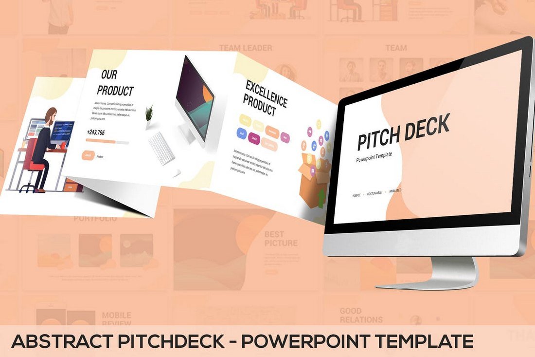 Abstract Pitchdeck - Powerpoint Template