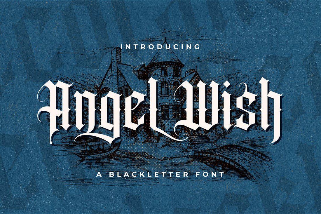 Angel Wish - Blackletter Font
