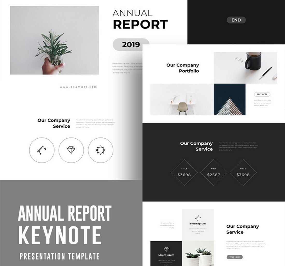 Annual Report - Free Keynote Template