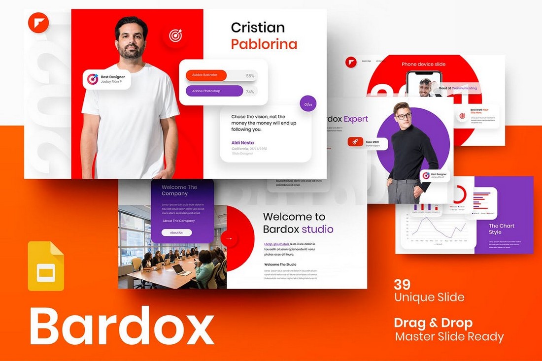 Bardox - Agency Google Slide Template