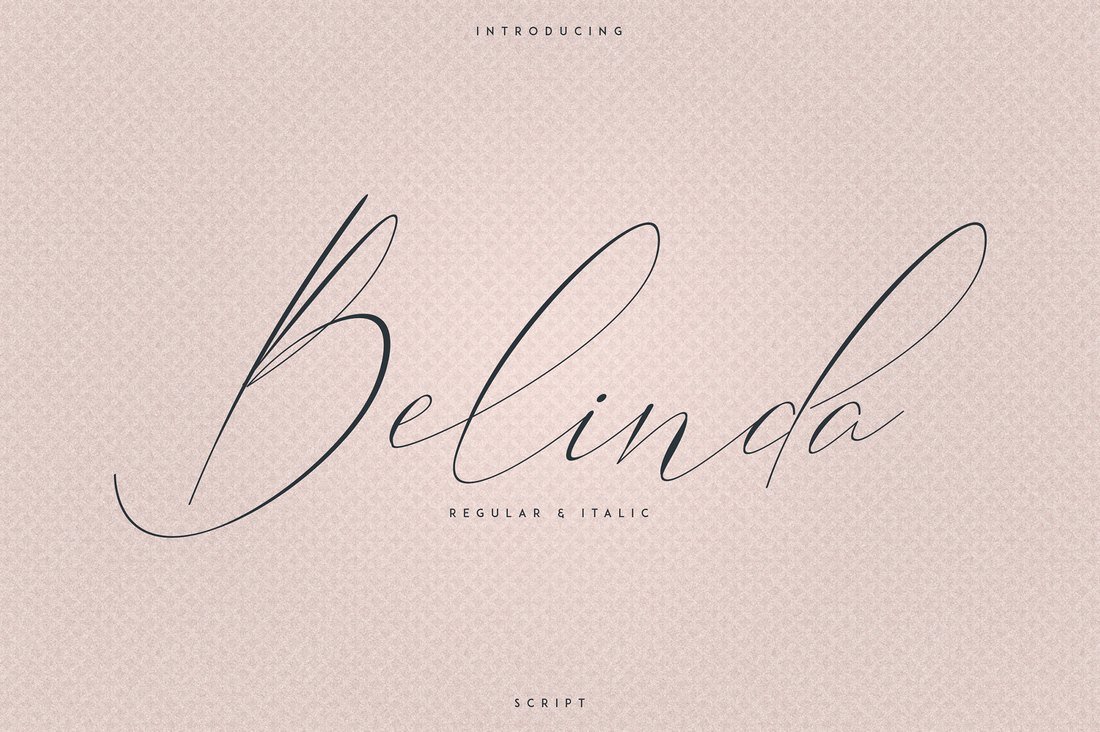 Belinda - Free Scrpt Font