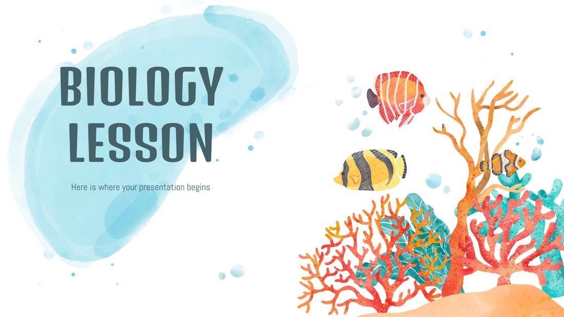 Biology Lesson - Free PowerPoint Template