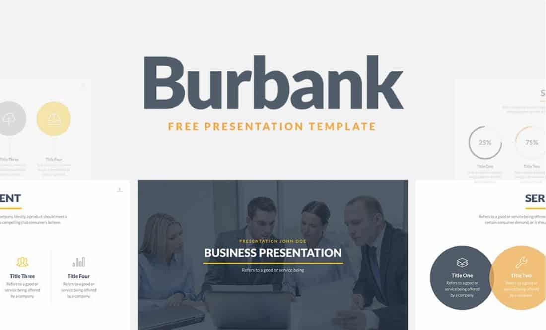 Burbank - Free Business Presentation Template