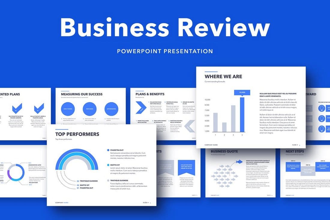 Business Review PowerPoint Template
