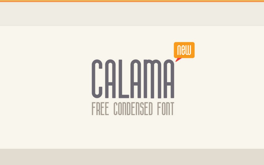 Calima - Free Rounded Condensed Font