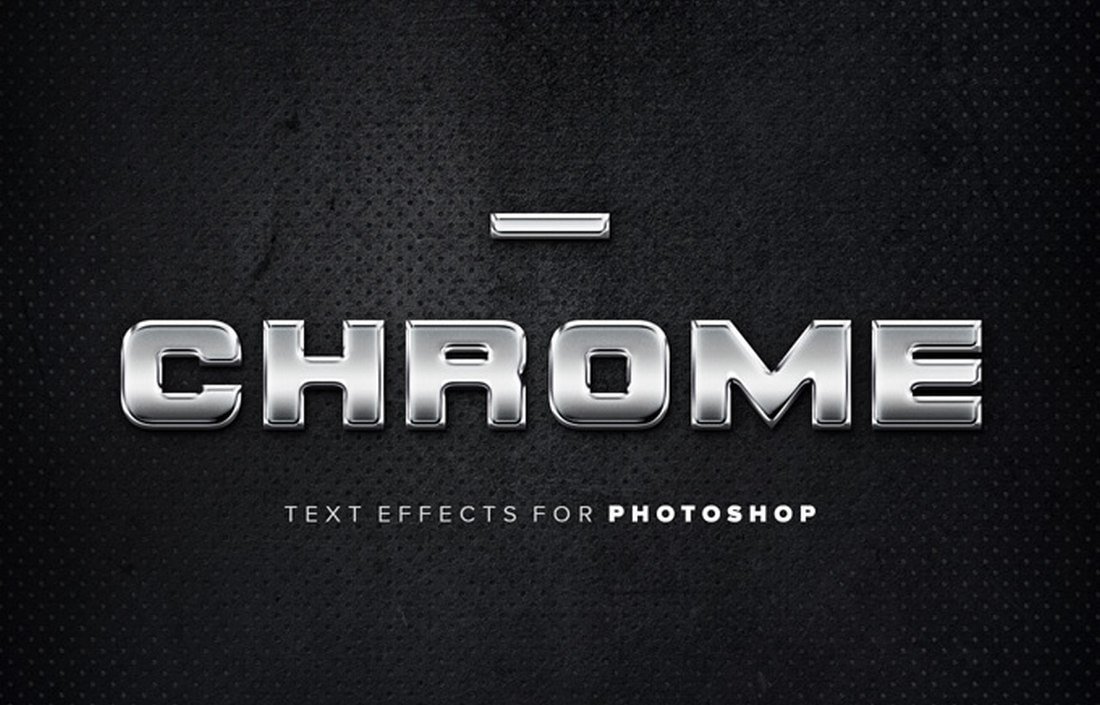 Chrome - Free Photoshop Text Effects