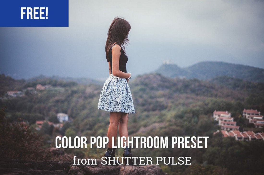 Color Pop - Free Lightroom Preset for Portraits