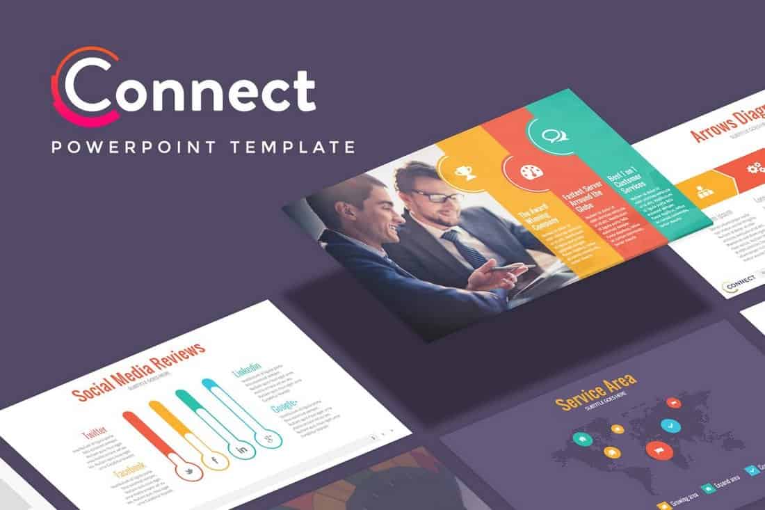 Connect - Startup Pitch Deck Template For PowerPoint