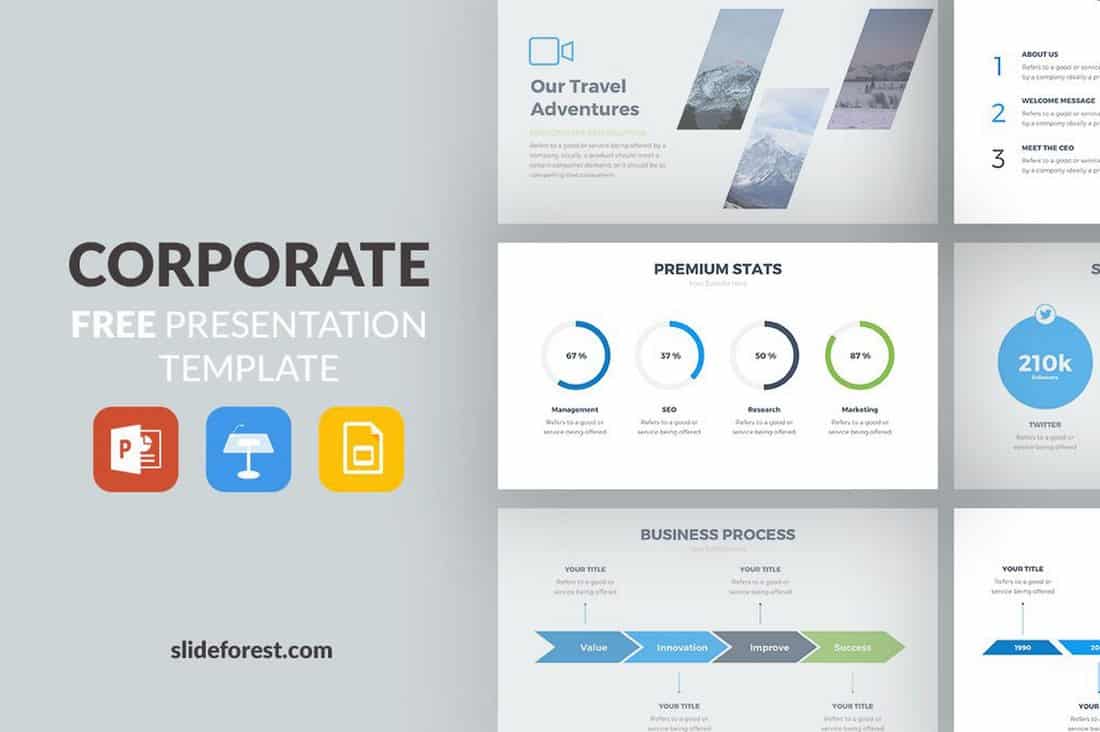 Corporate - Business Free Keynote Template