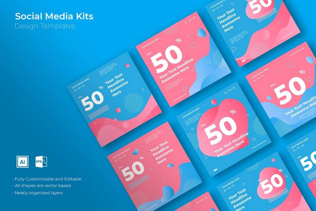 Creative Marketing Social Media Kit