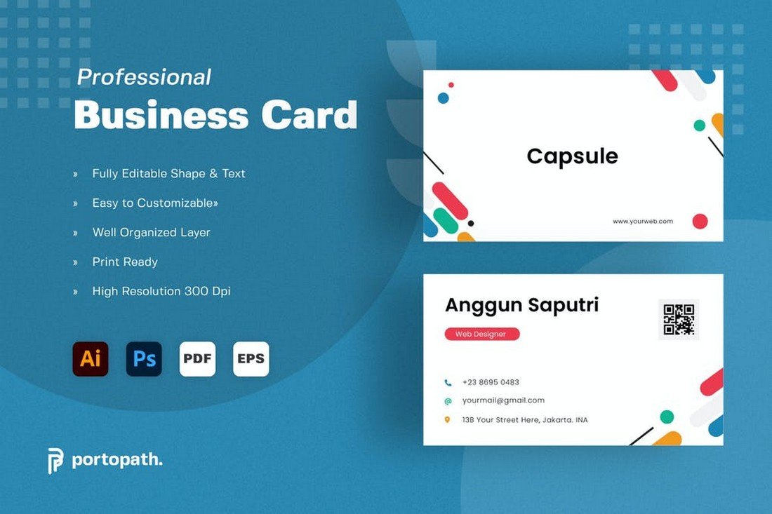 Creative & Minimal Business Card Design