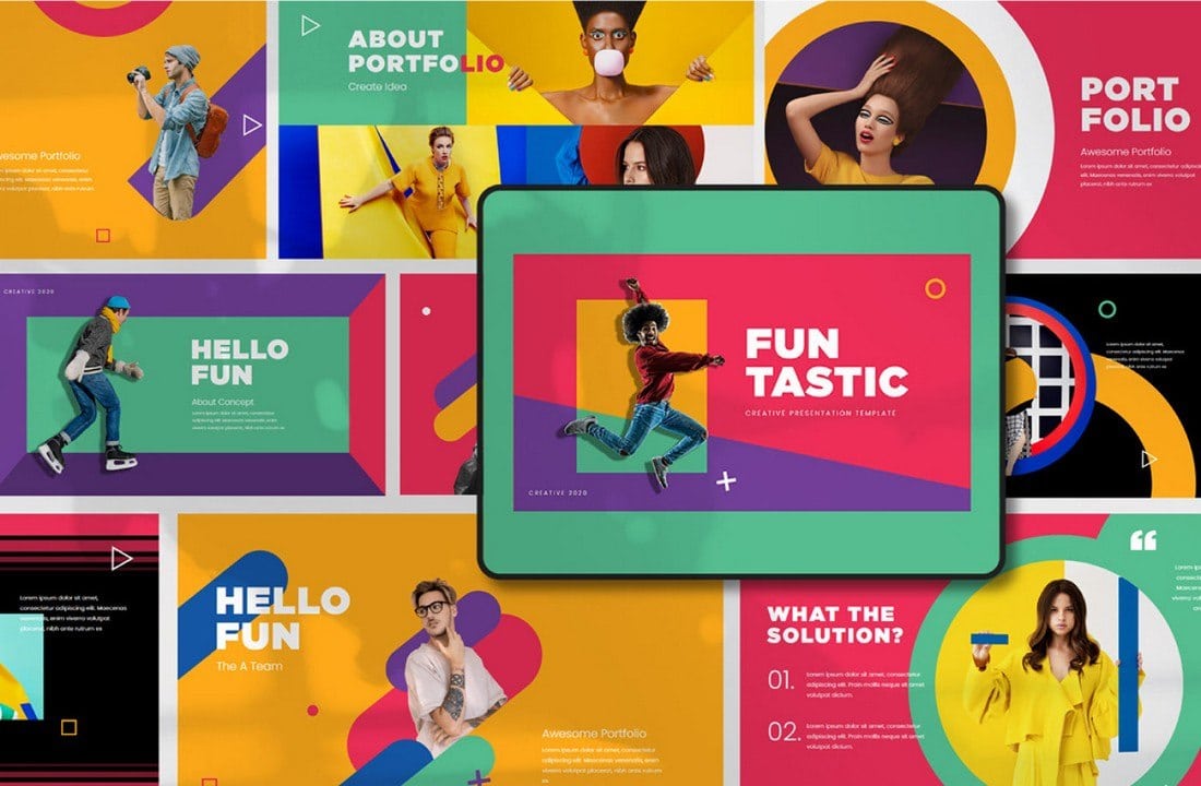 Funtastic - Free Creative PowerPoint Template