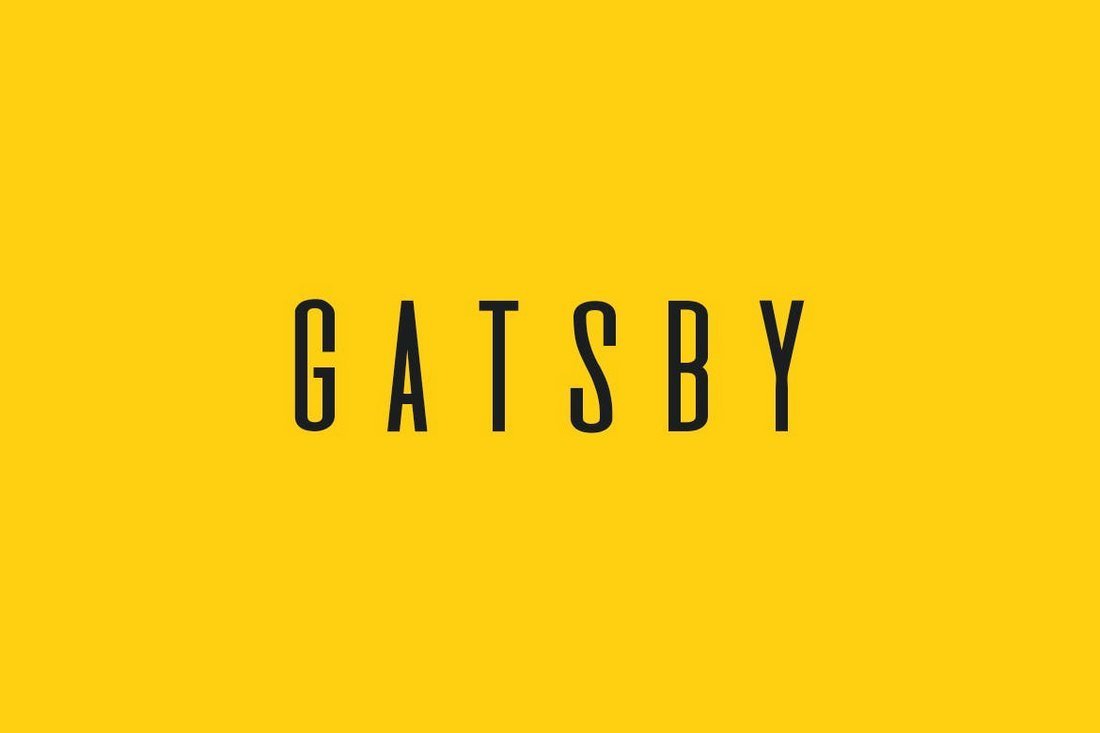 GATSBY - Display Condensed Font