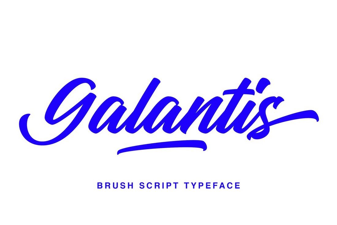 Galantis Script - Brush Script Font