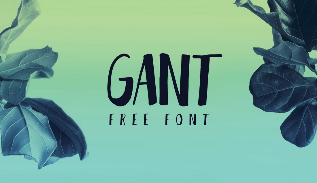 Gant - Free Hand Lettering Font