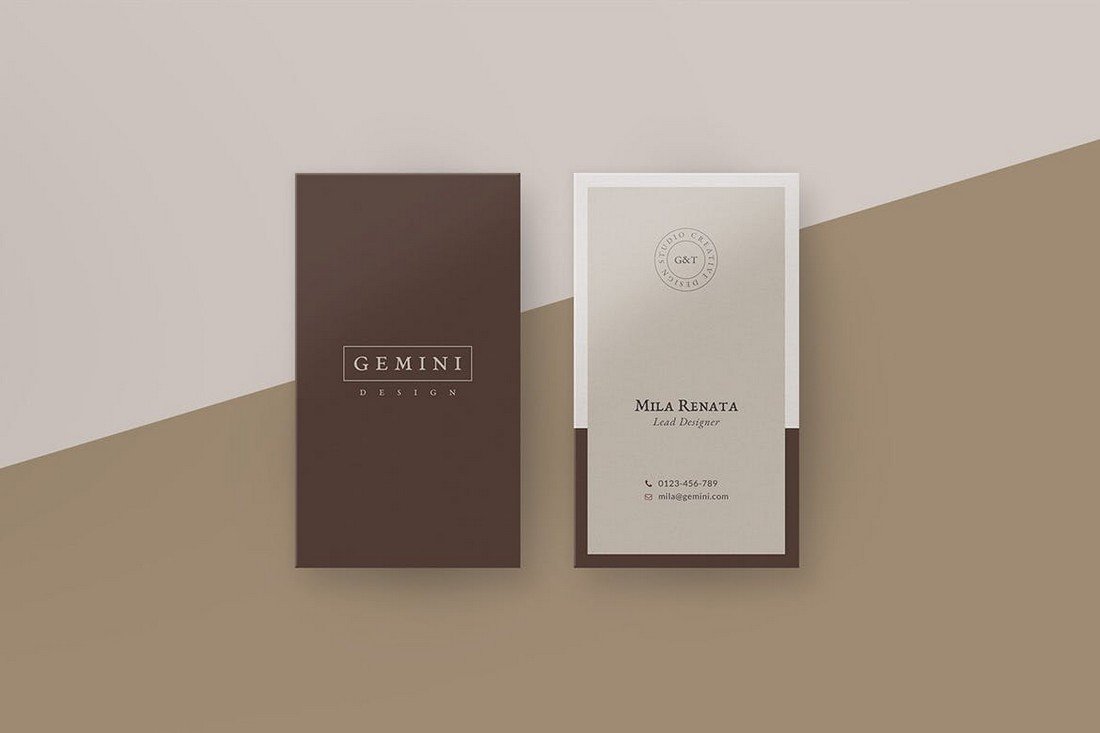 Gemini - Elegant Minimal Business Card Template