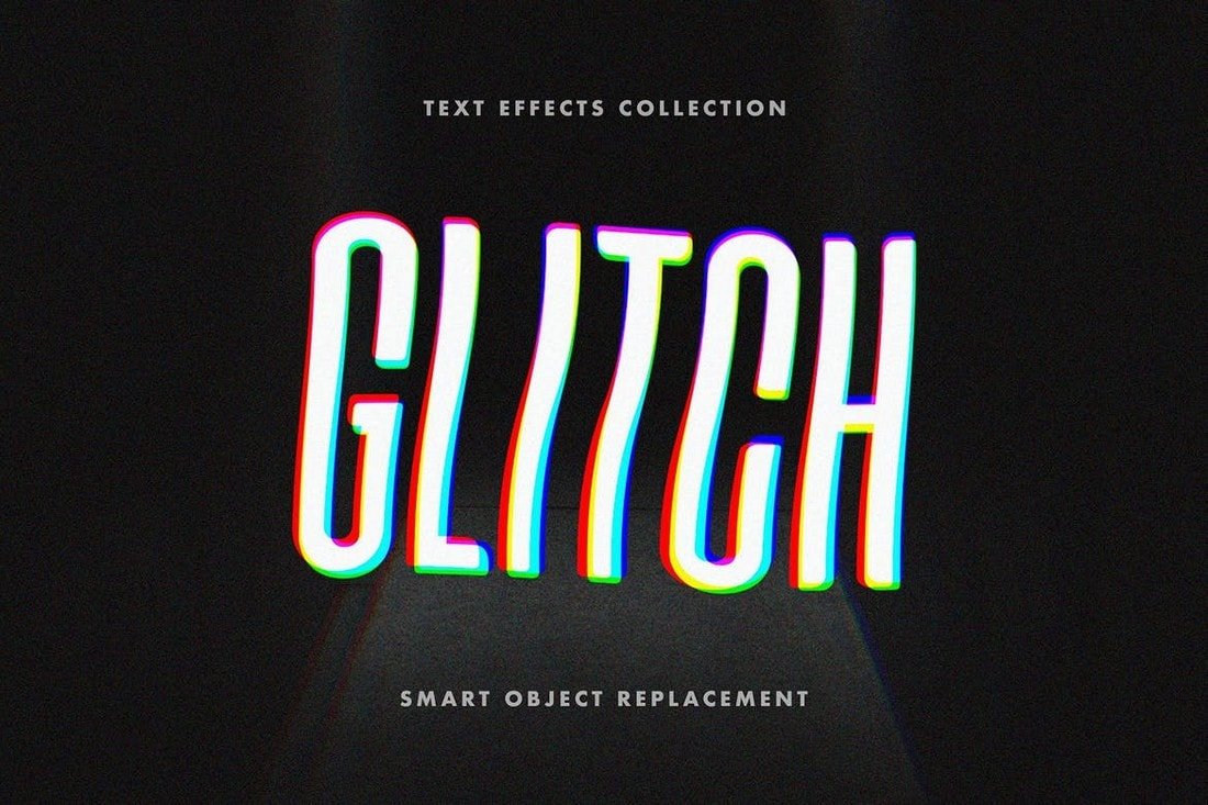 Glitch - Photoshop Text Effects Collection