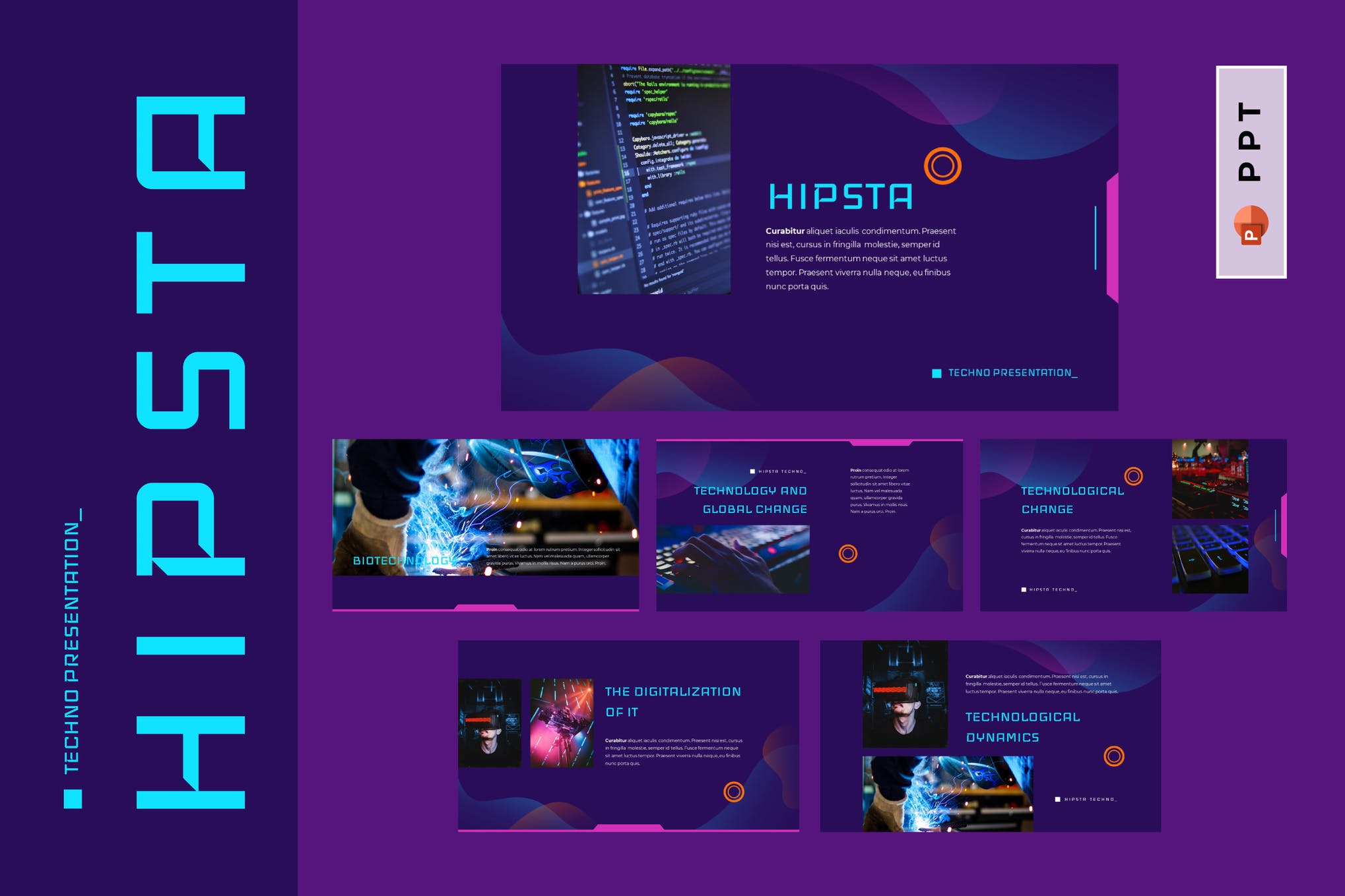 HIPSTA - Technology Powerpoint Template