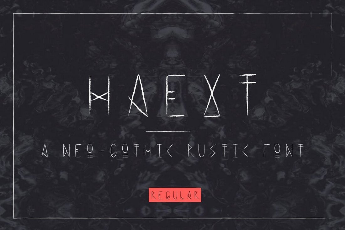Haext Regular Neo-Gothic Font
