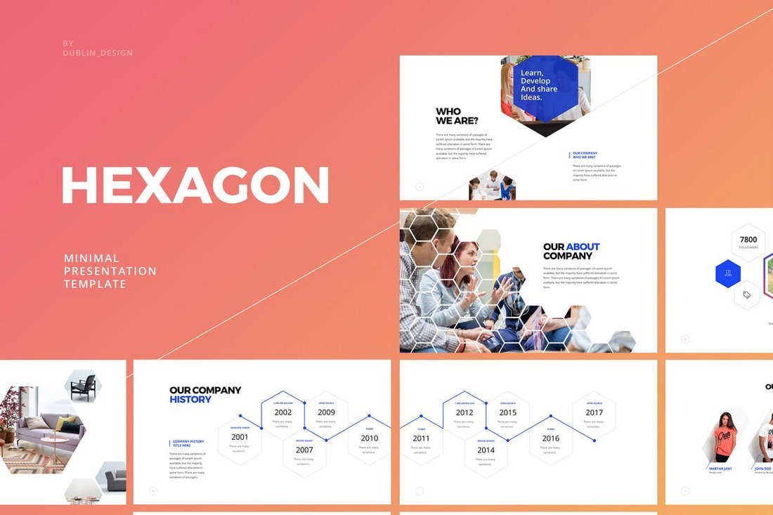 Hexagon - Powerpoint Template