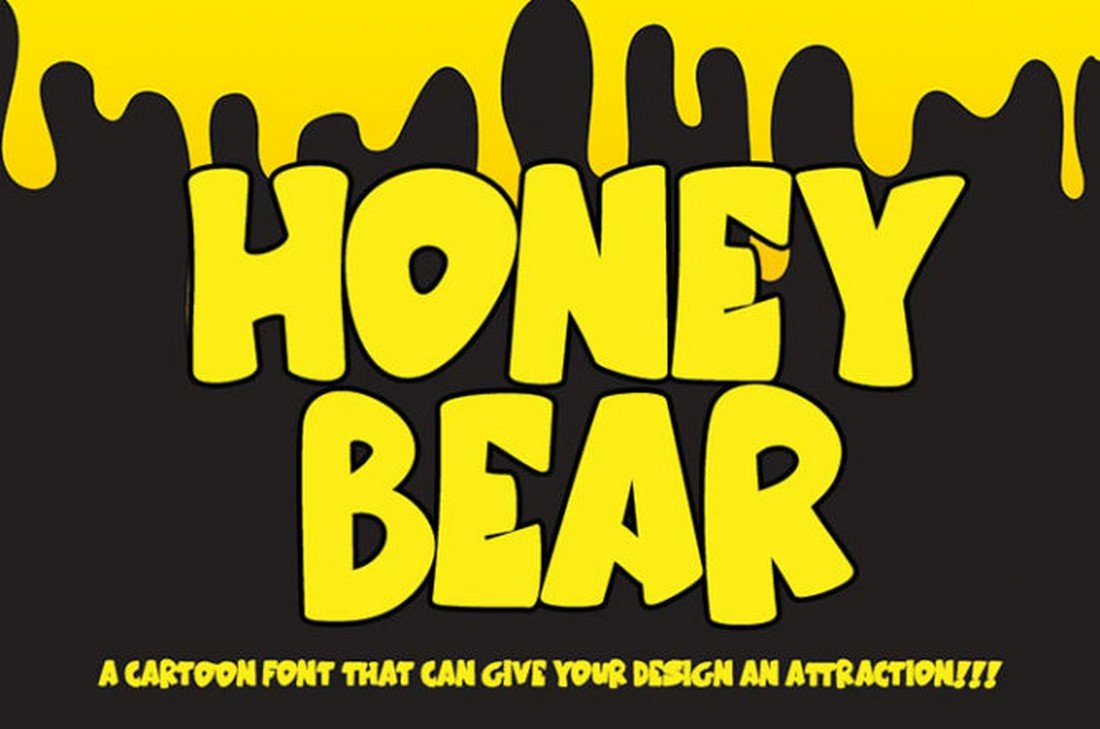 Honey Bear - Free Cartoon Font