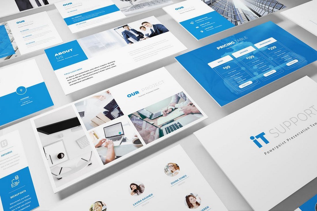 IT Support - Technology Powerpoint Template