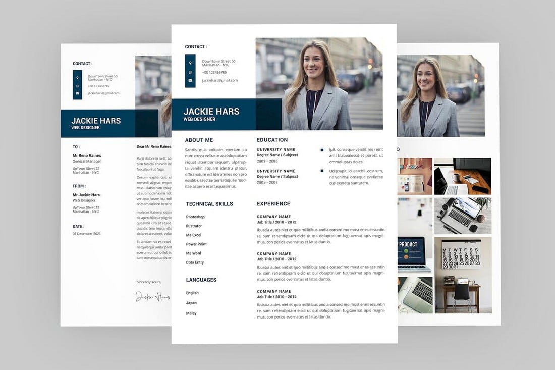 Jackie - Complete Professional Resume Template