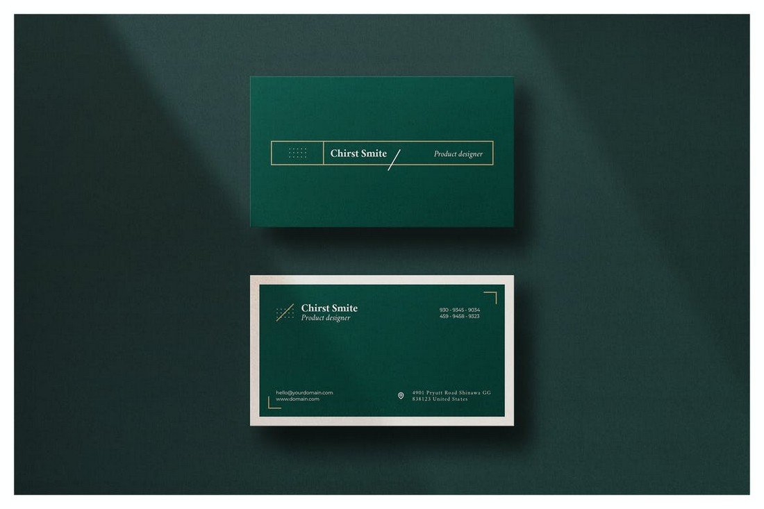 Luxury Minimal Business Card Design