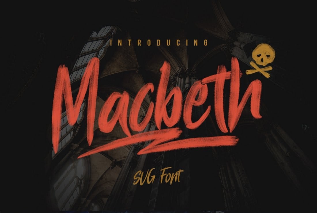 Macbeth - Free SVG Font