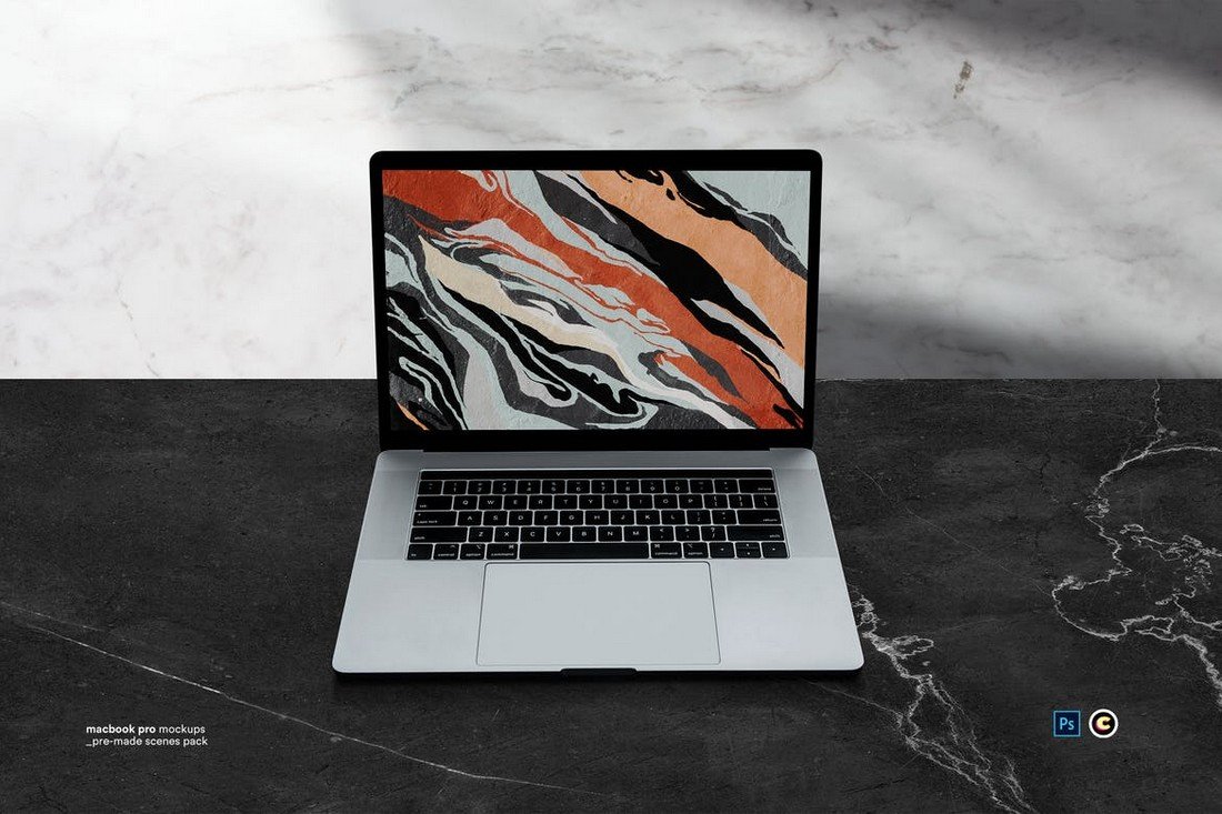 Macbook Laptop Display Mockup