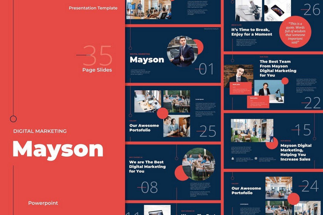 Mayson - Digital Marketing Powerpoint Templates