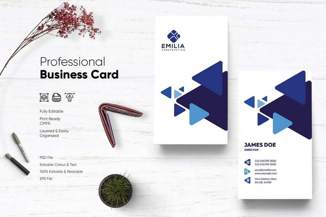 Modern Minimal Business Card Template