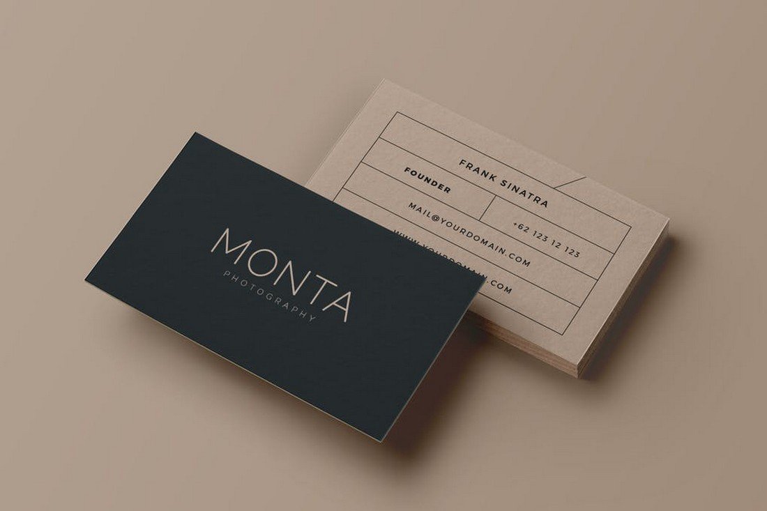 Monta - Elegant & Minimal Business Card Template