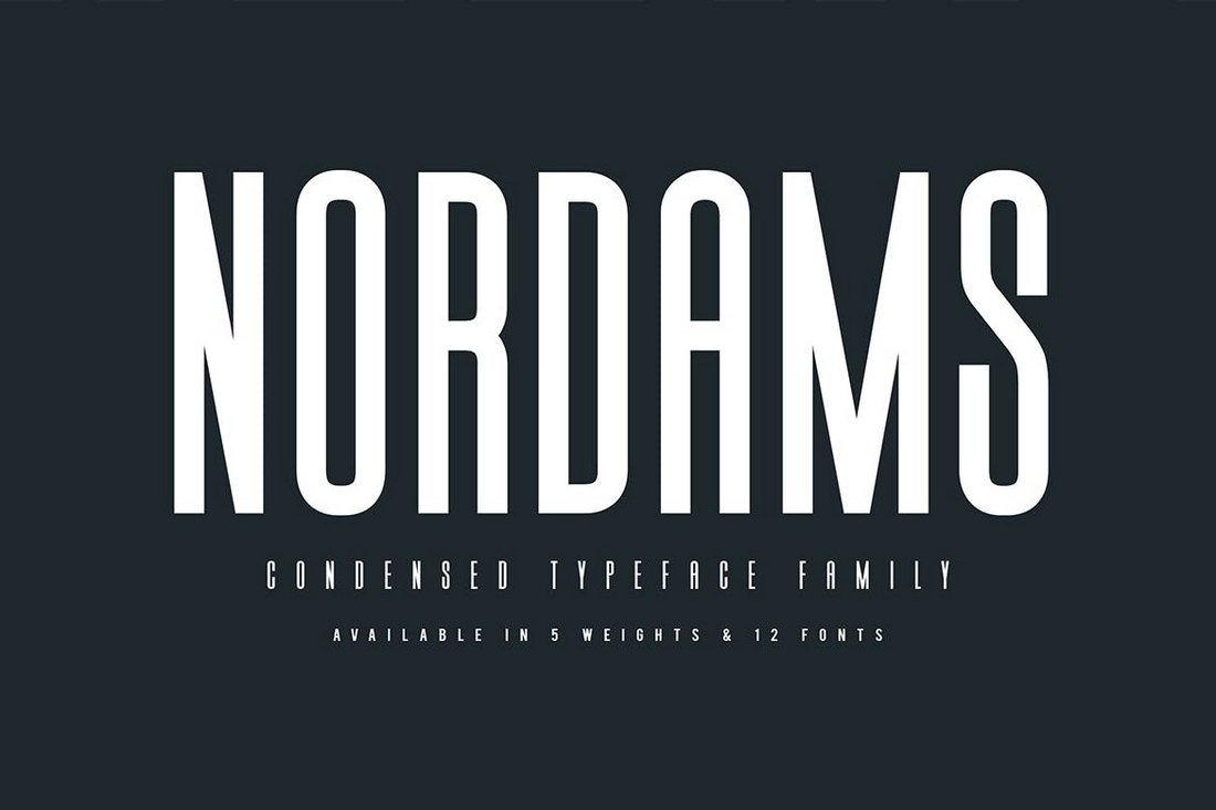 Nordams - Narrow Font