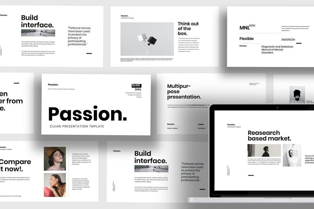 Passion - Minimal Business PowerPoint Template