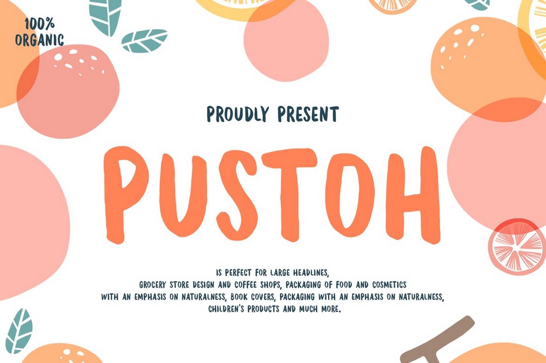 Pustoh - Creative Hand Lettering Font