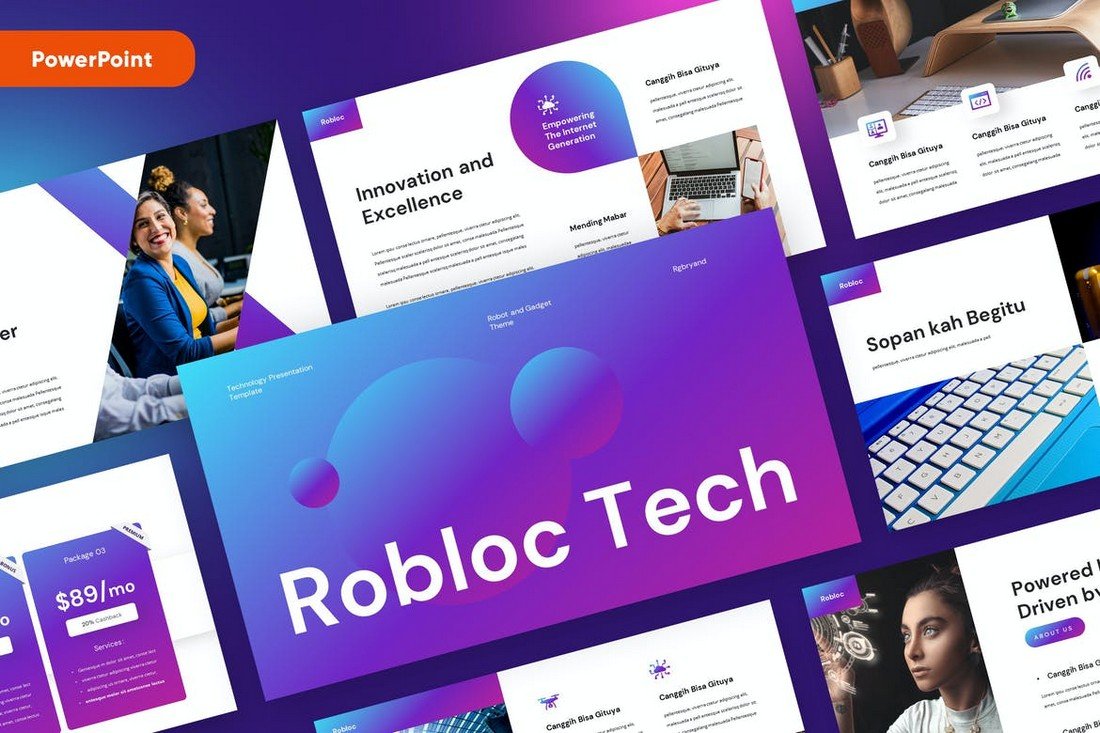 ROBLOC - Technology Powerpoint Template
