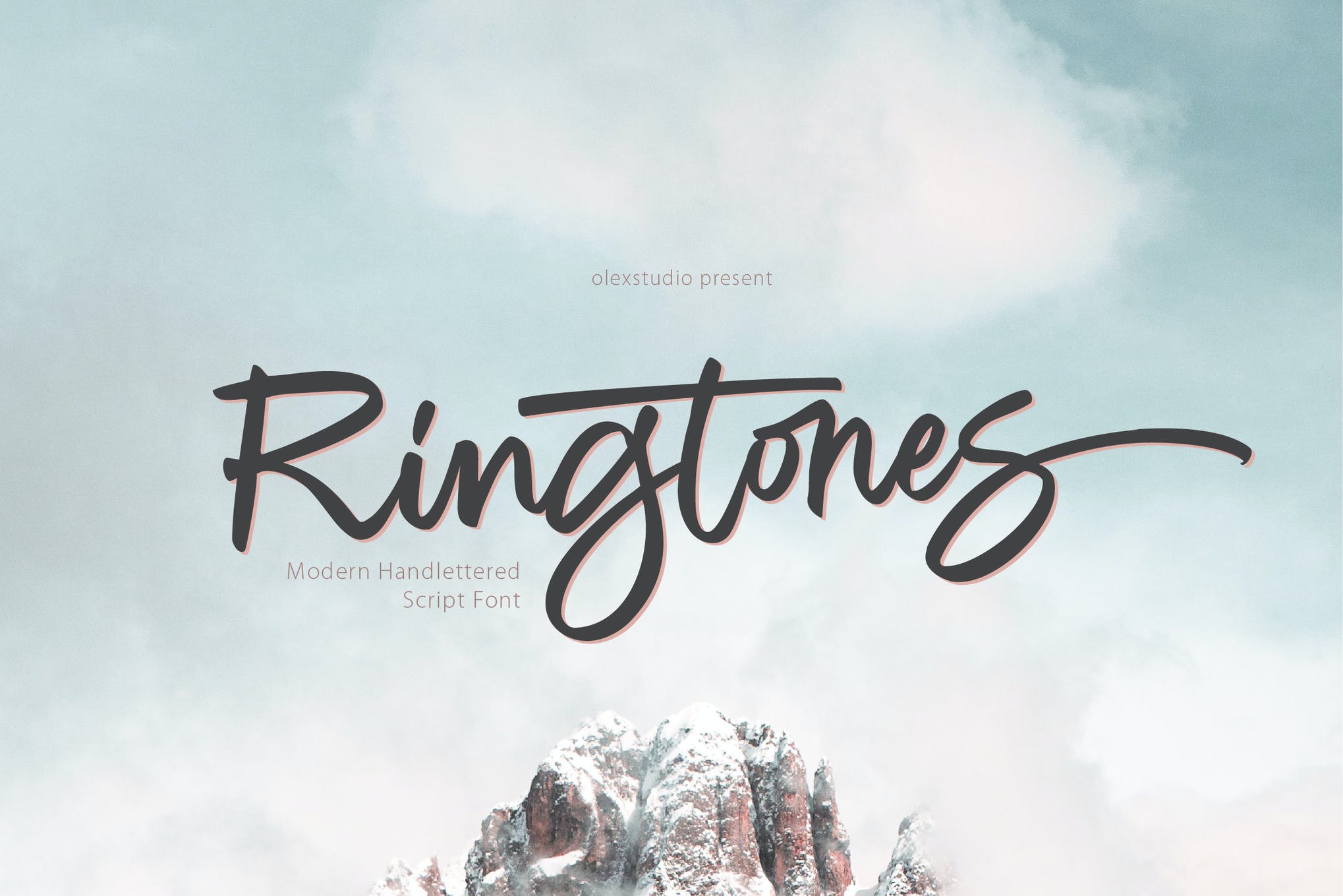 Ringtones - Handlettered font