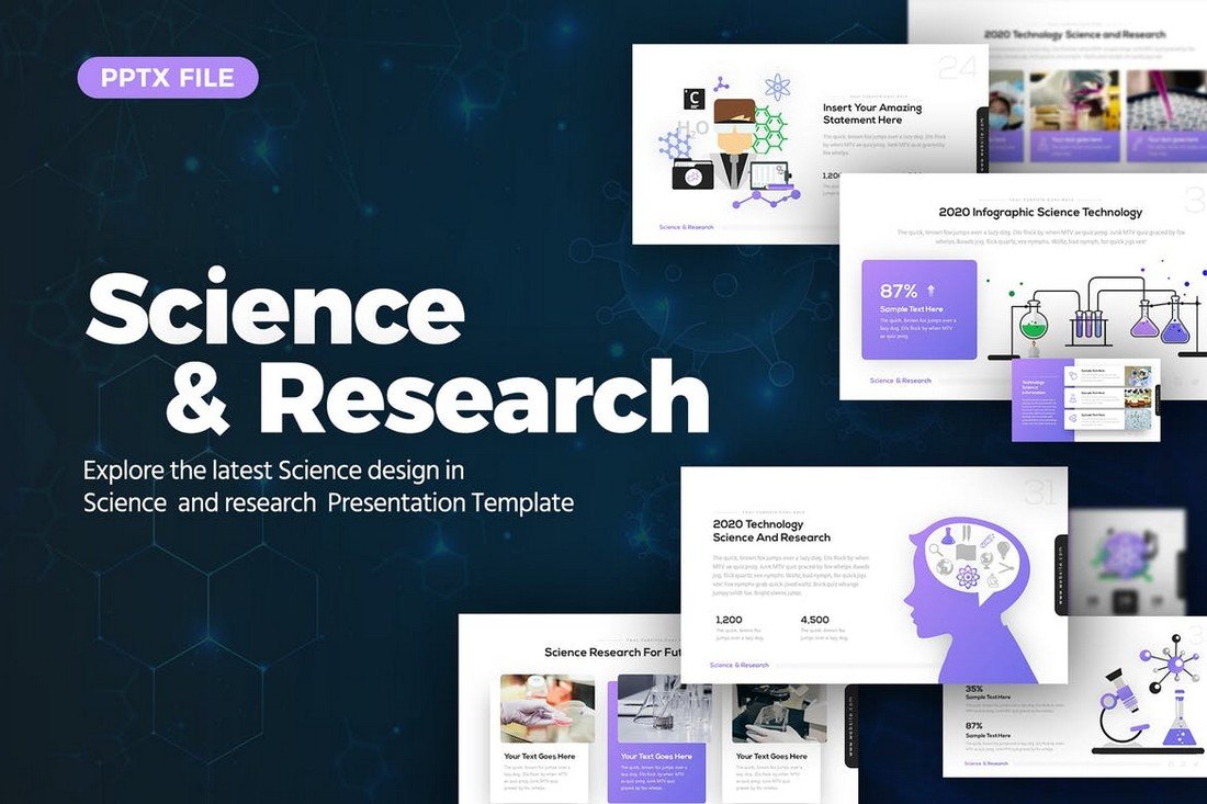 Science & Research Presentation Template