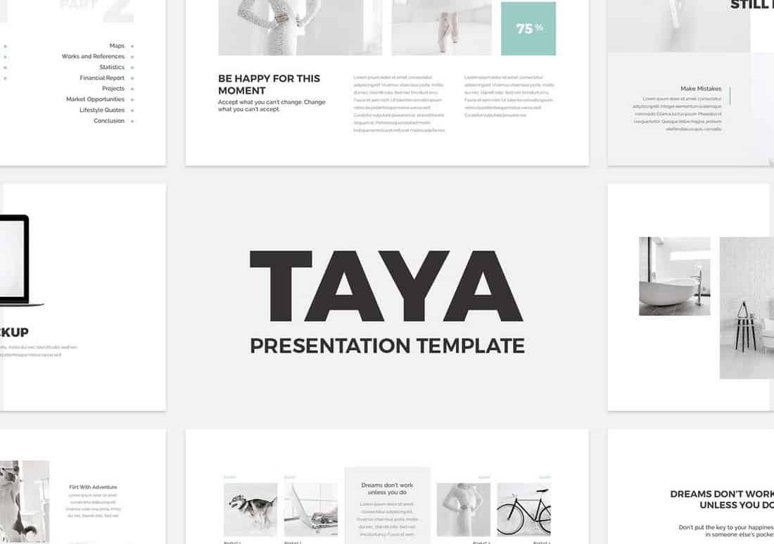 Taya - Free Keynote Presentation Template