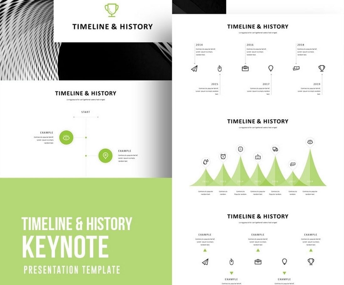 Timeline & History Free Keynote Template