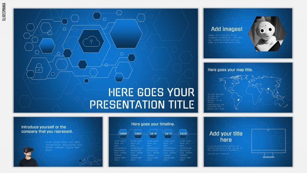 free technology powerpoint template