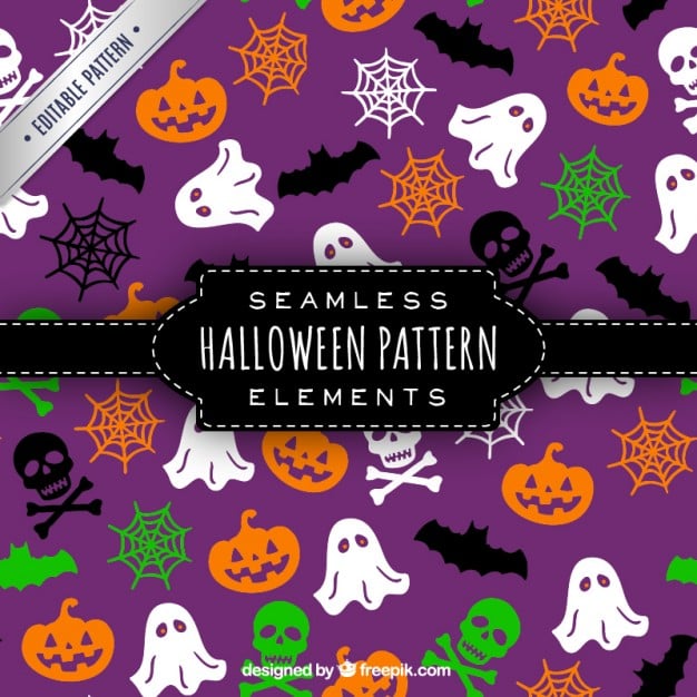 Seamless halloween pattern
