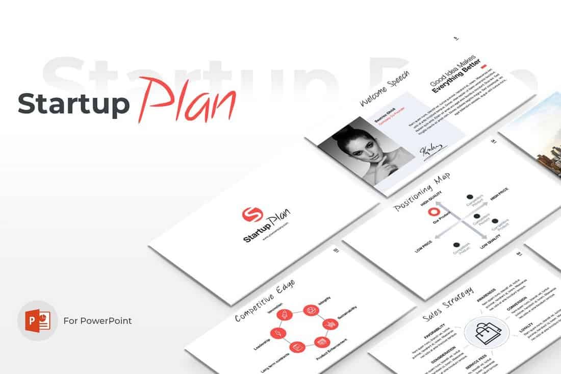 startup plan-Startup Pitch Deck Template For PowerPoint