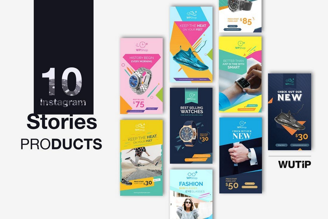 10 Product Promotion Instagram Story Templates