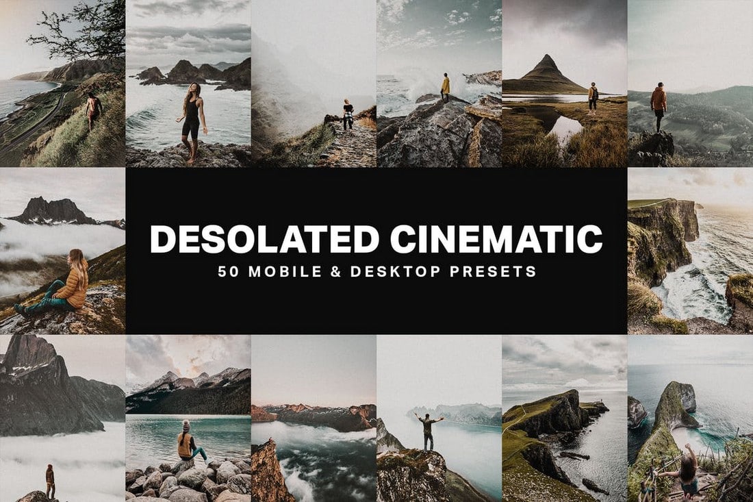 50 Desolated Cinematic Lightroom Presets