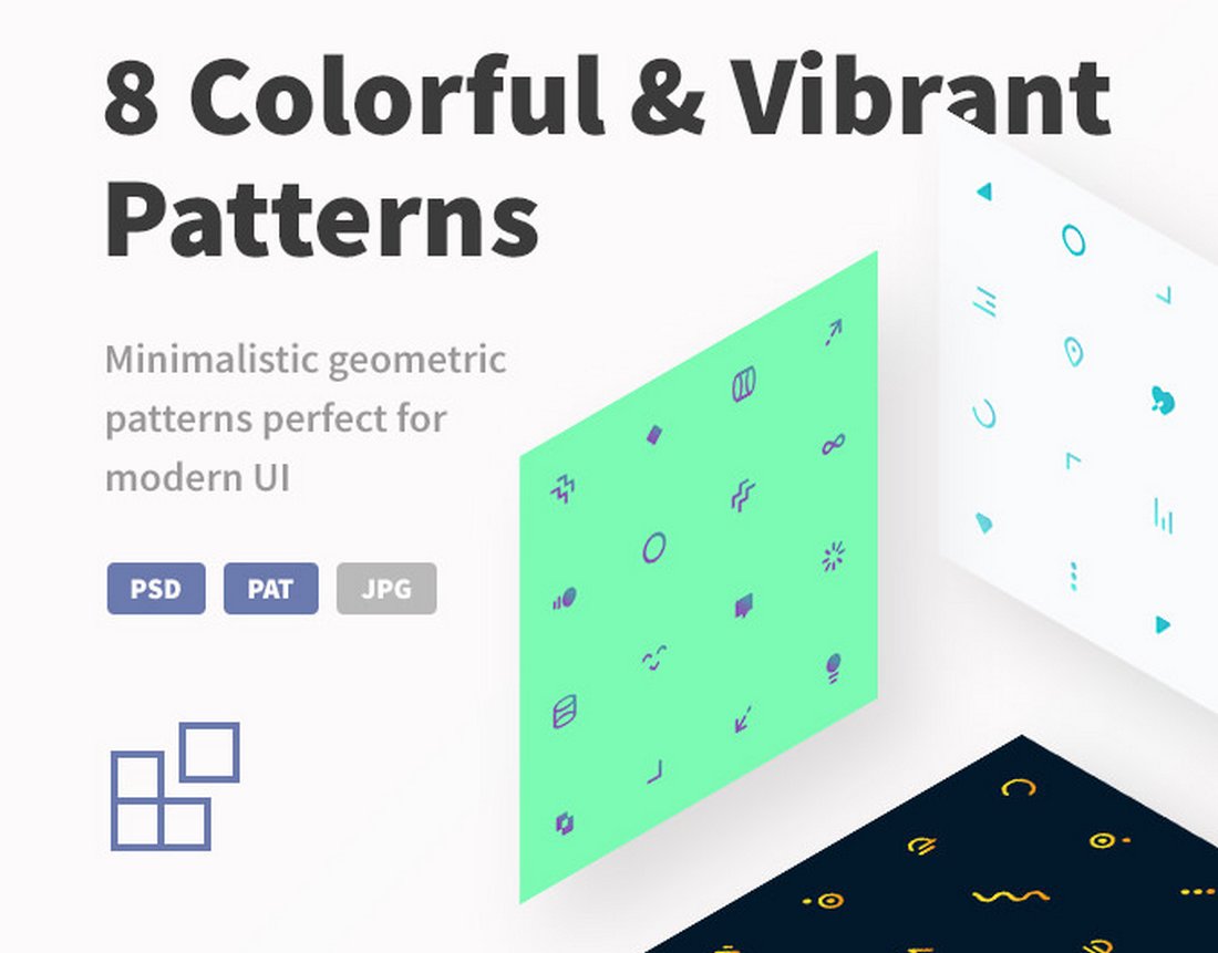 8 Colorful & Vibrant Patterns