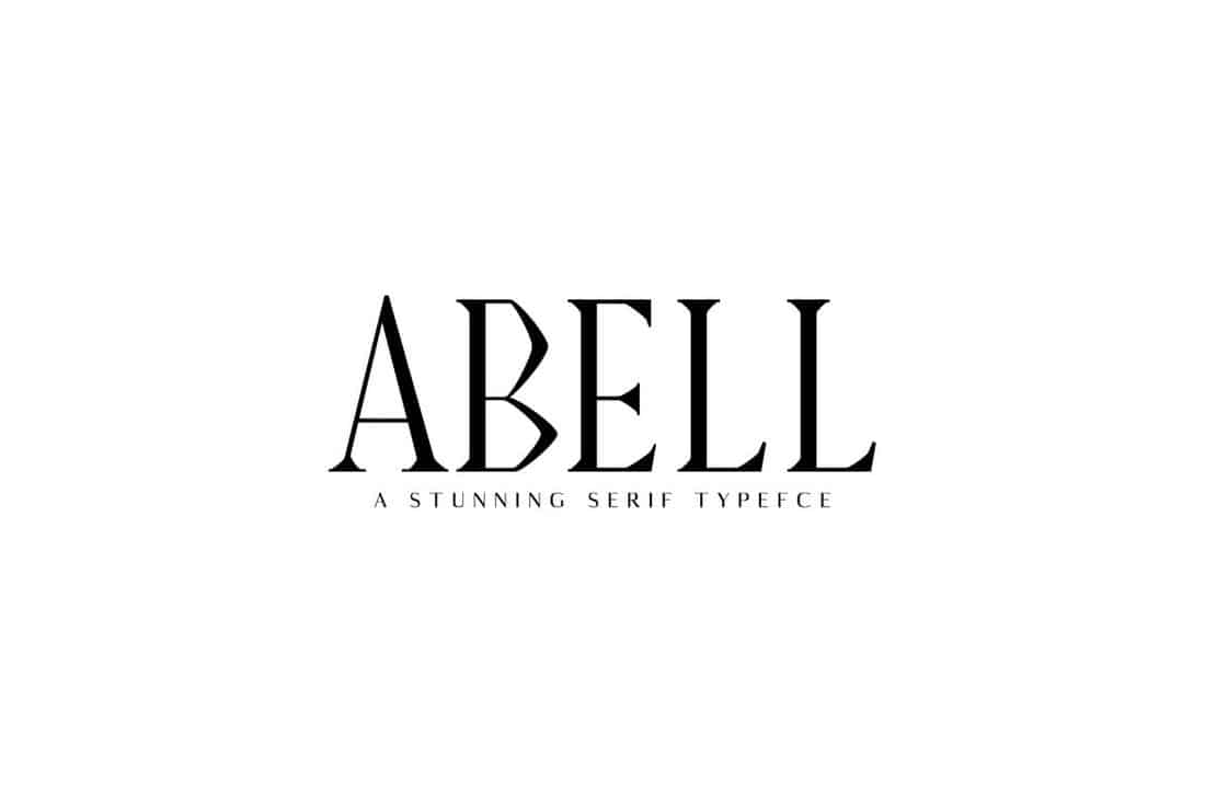 Abell - Serif Font Family Pack